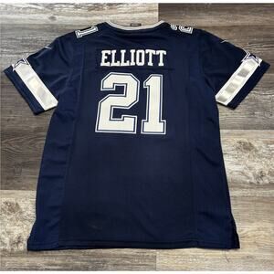 Nike On‎ Field NFL Dallas Cowboys Ezekiel Elliott #21 Boys Large Football Jersey